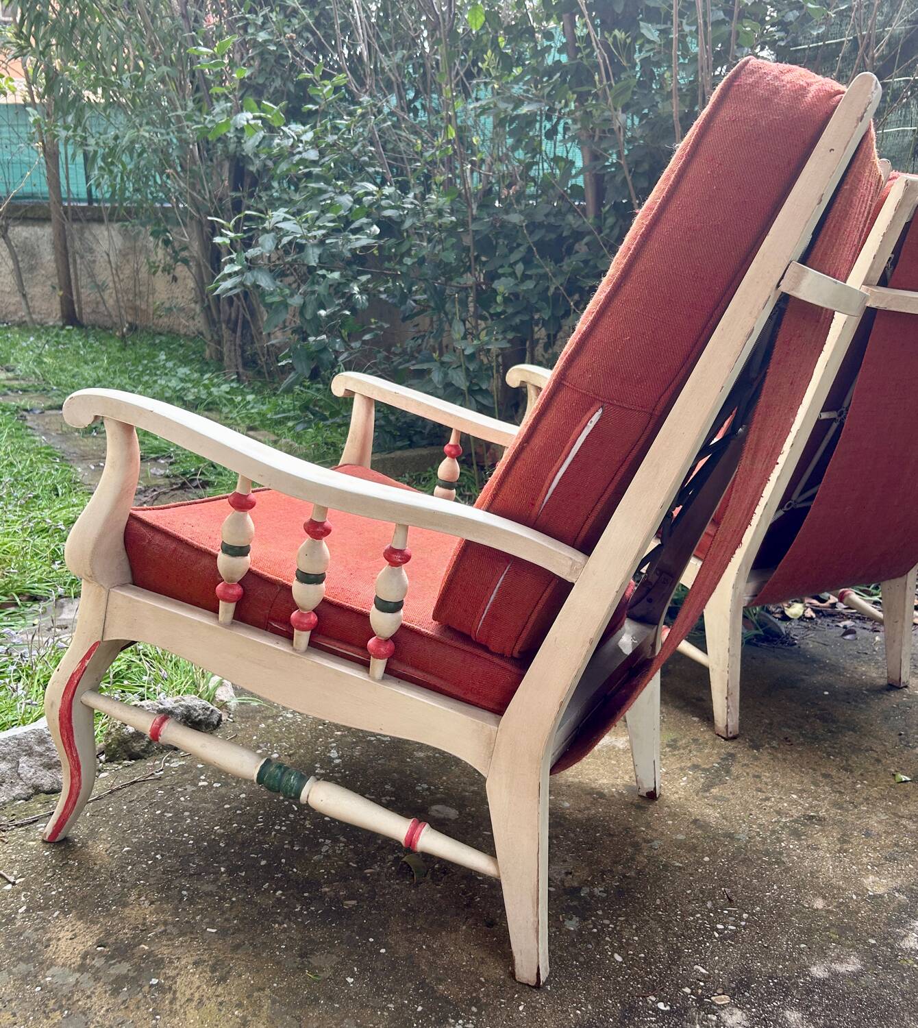 Pair of antique armchairs