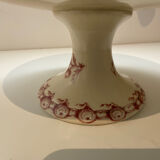Opaque porcelain compote from Gien thistles