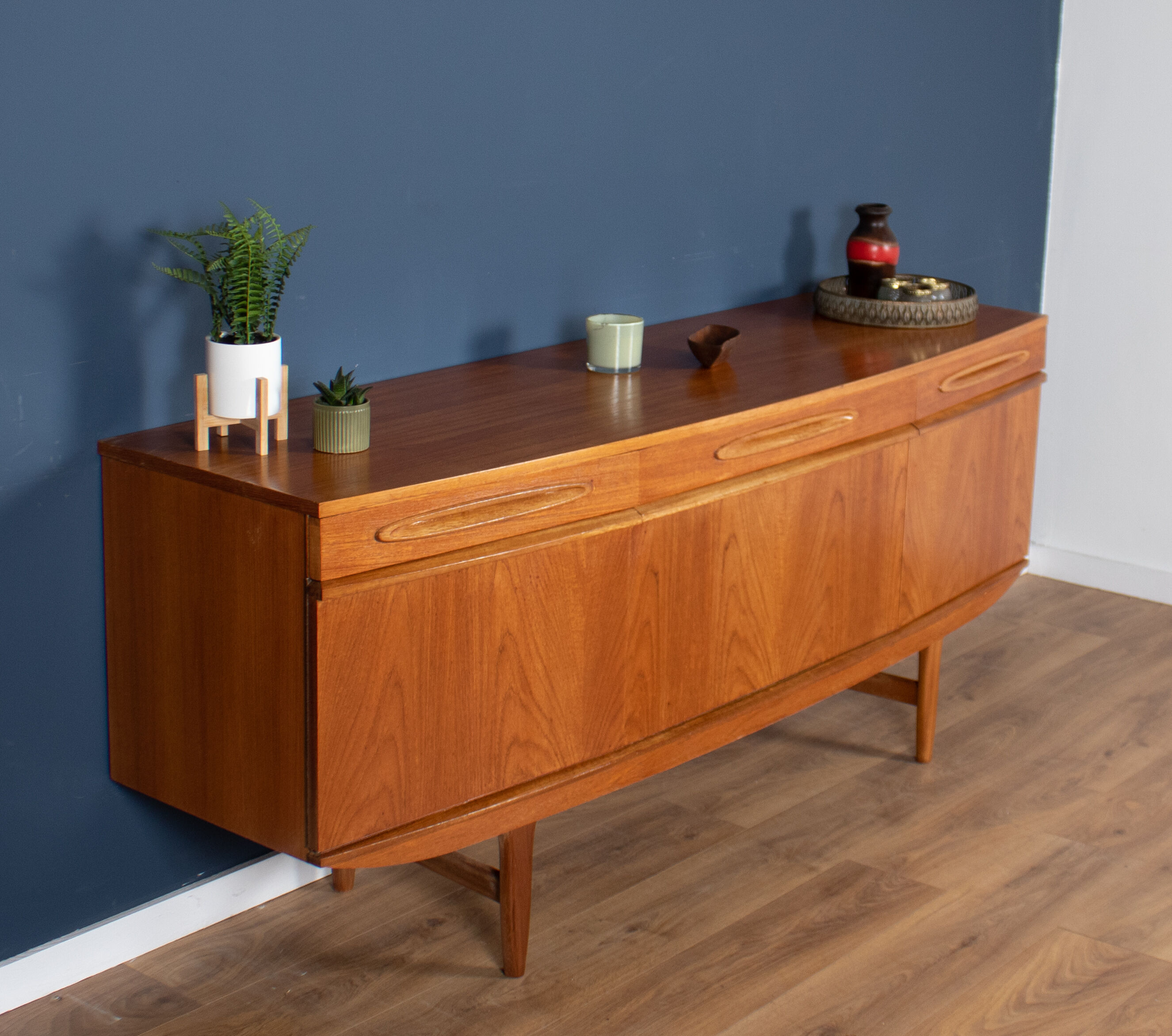 Enfilade rétro teck 1960s elliots de newbury eon mid century