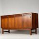 Enfilade scandinave en palissandre des années 60