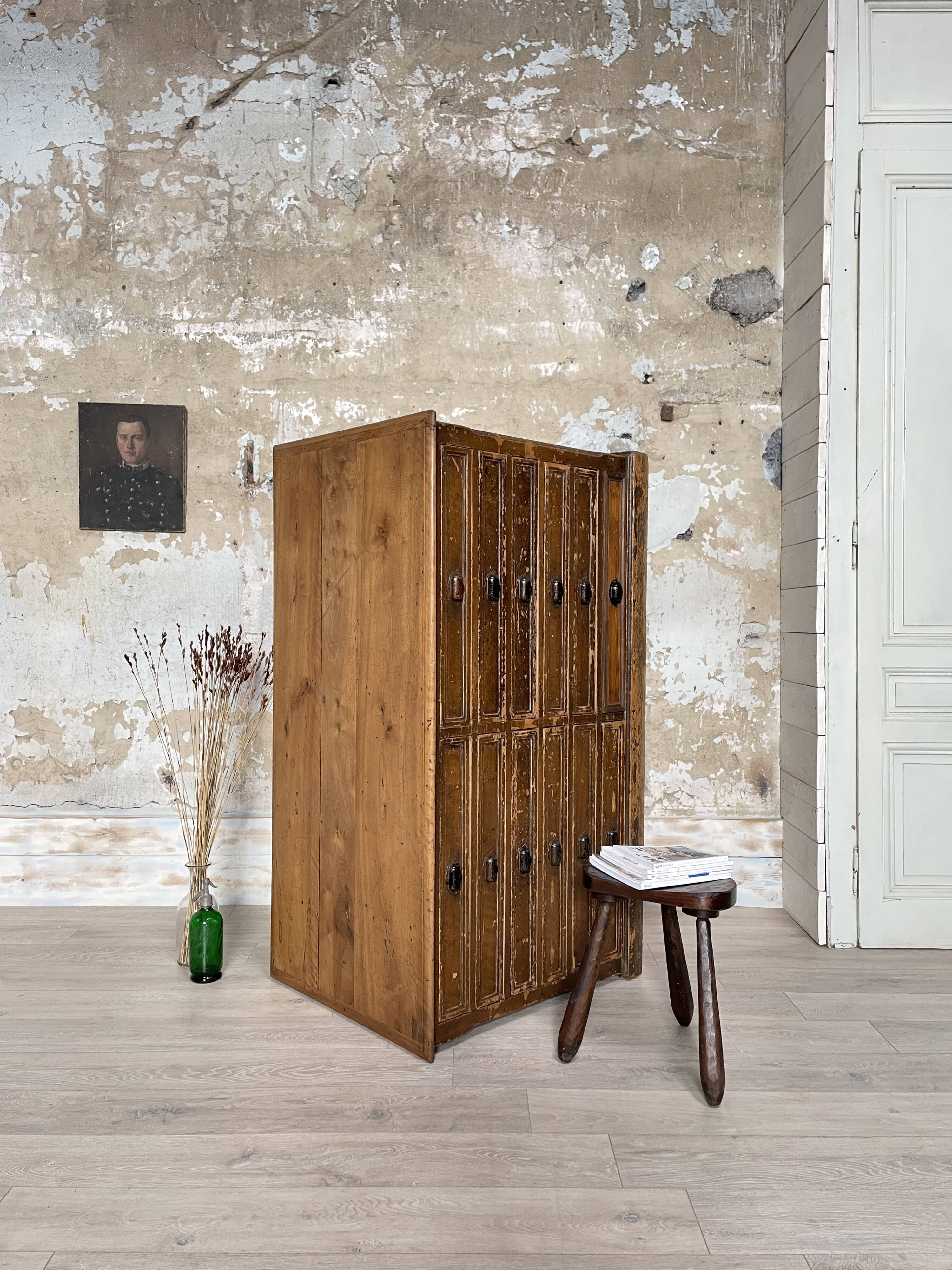 Double-sided trade counter with drawers, circa 1900