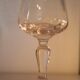 Verres à pied facettés verre rosé x 12