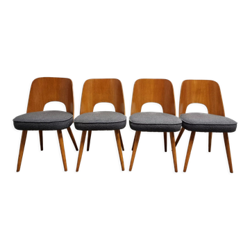 Chaises de salle à manger par Oswald Haerdtl années 1950, Set de 4