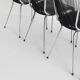 Set of 4 chairs "scoubidou", France, 1960s