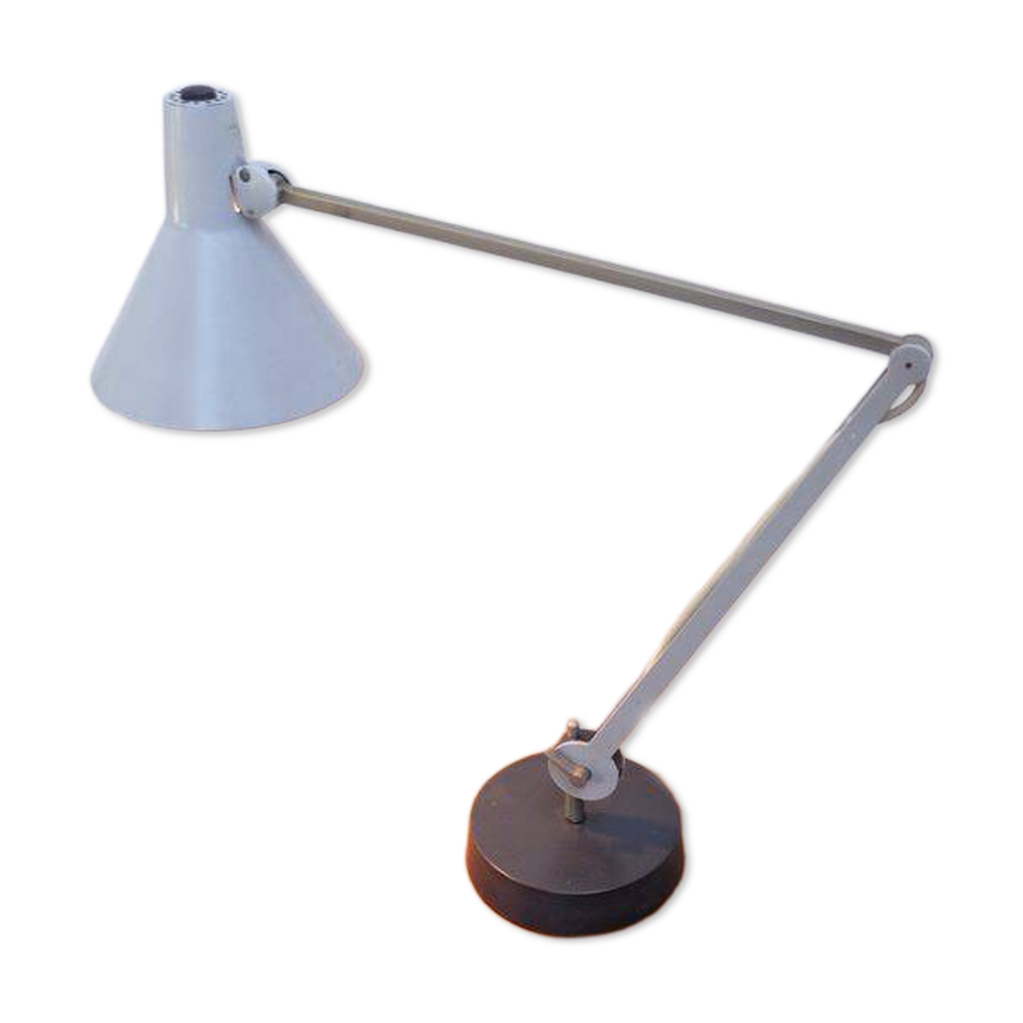 Vintage Kaiser table lamp, 1960s–70s, retro Mid-Century style.