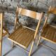 4 folding wooden chairs for Habitat, 1980
