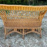 Rattan bench