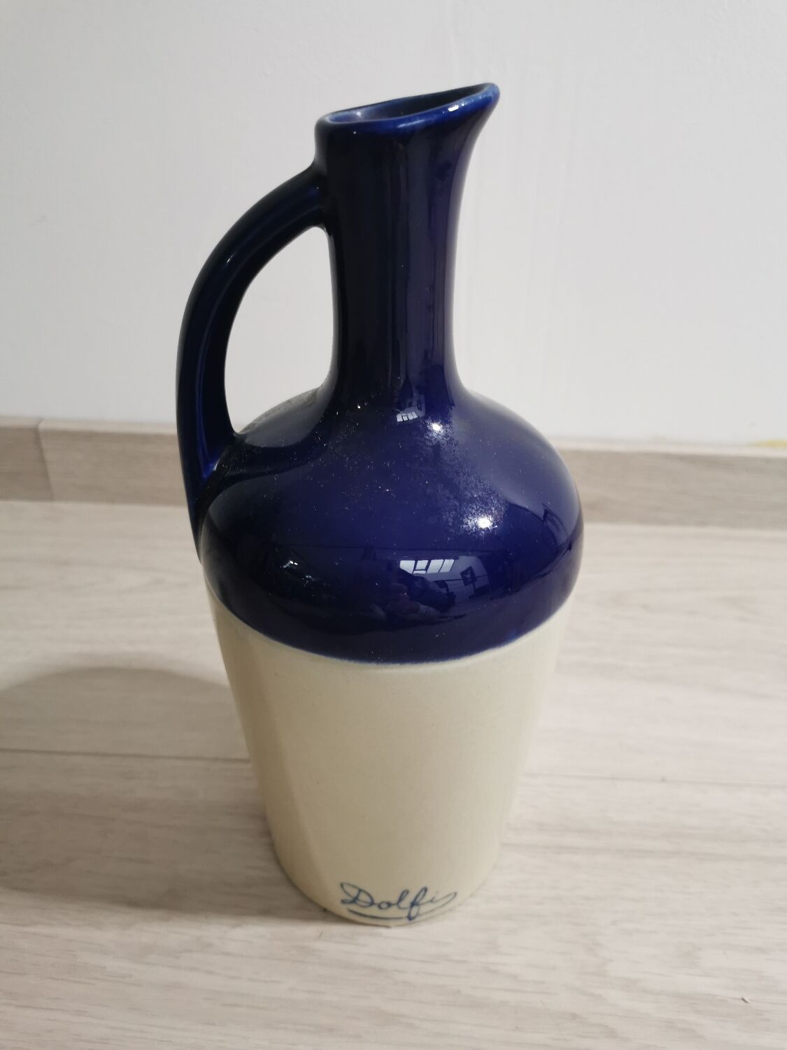 Antique ceramic bottle Dolfi Vintage