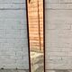 Wall mirror wood frame 119x28cm