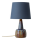 Søholm Danish Modern Stoneware Table Lamp, Brown and Blue Glaze, New Shade