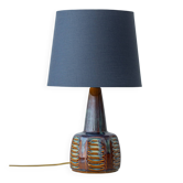 Søholm Danish Modern Stoneware Table Lamp, Brown and Blue Glaze, New Shade