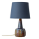 Søholm Danish Modern Stoneware Table Lamp, Brown and Blue Glaze, New Shade