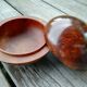 Lot d'objets en thuya