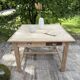 Table bois carré / Table à manger / table de boulanger