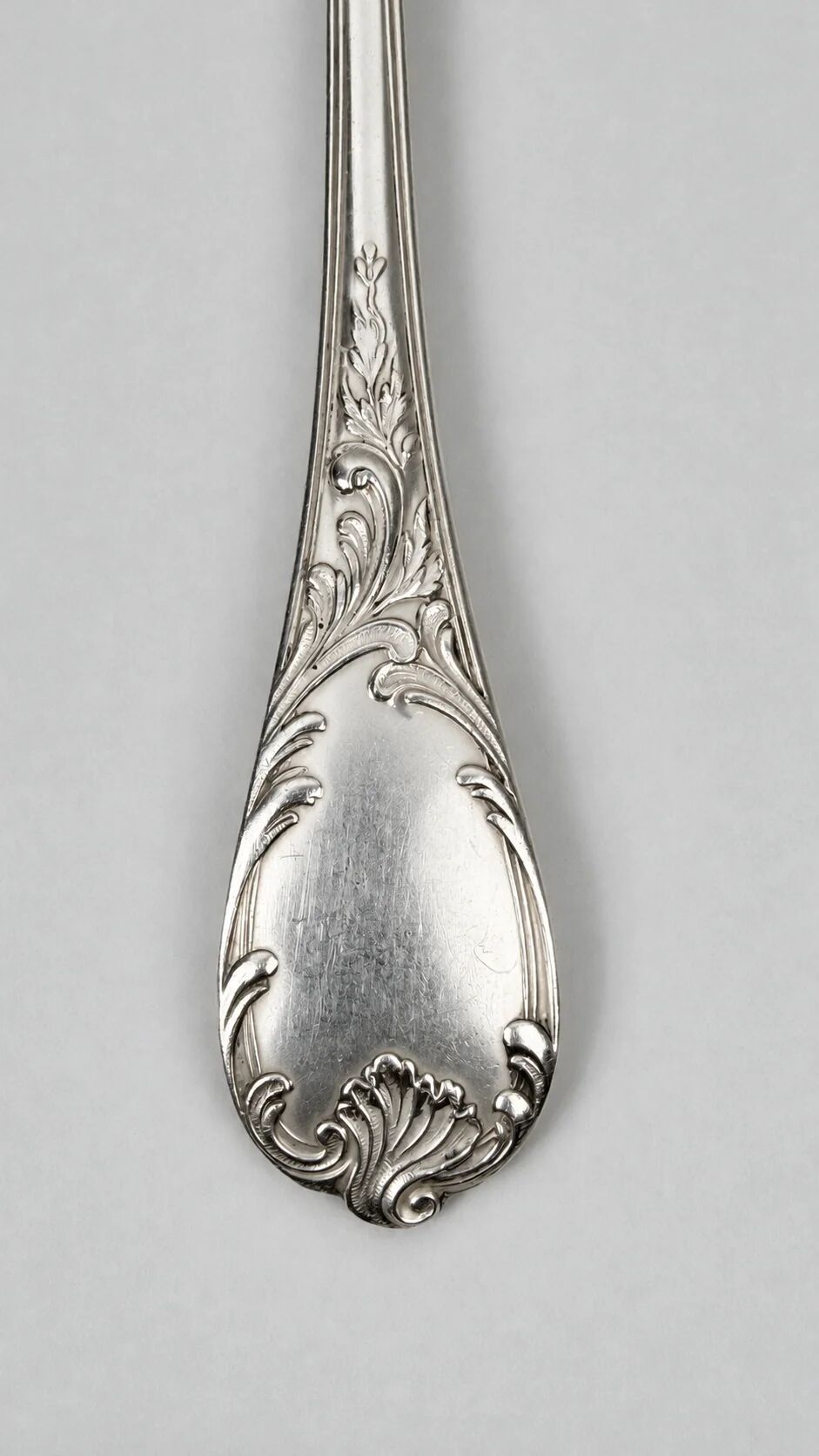Twelve large table forks Christofle Marly, silver-plated metal.