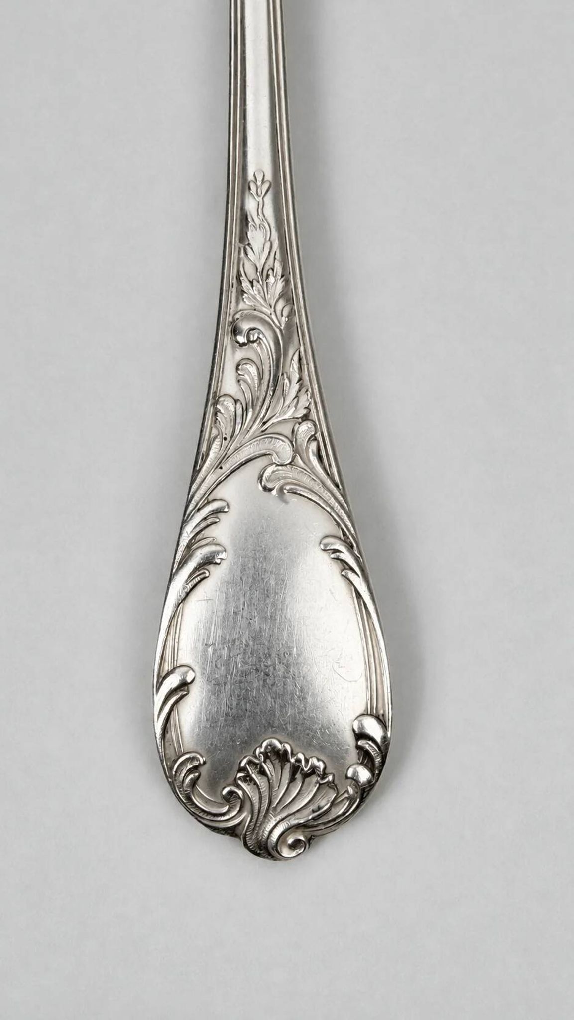 Twelve large table forks Christofle Marly, silver-plated metal.