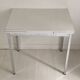 Vintage 1970s white formica extending table