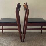 Pair of Scandinavian teak chairs from the 60s