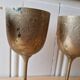 Lot De 4 Calisse Verre En Laiton