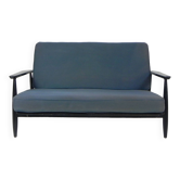 Vintage design bench from the 1960s in the style of Viko Baumritter