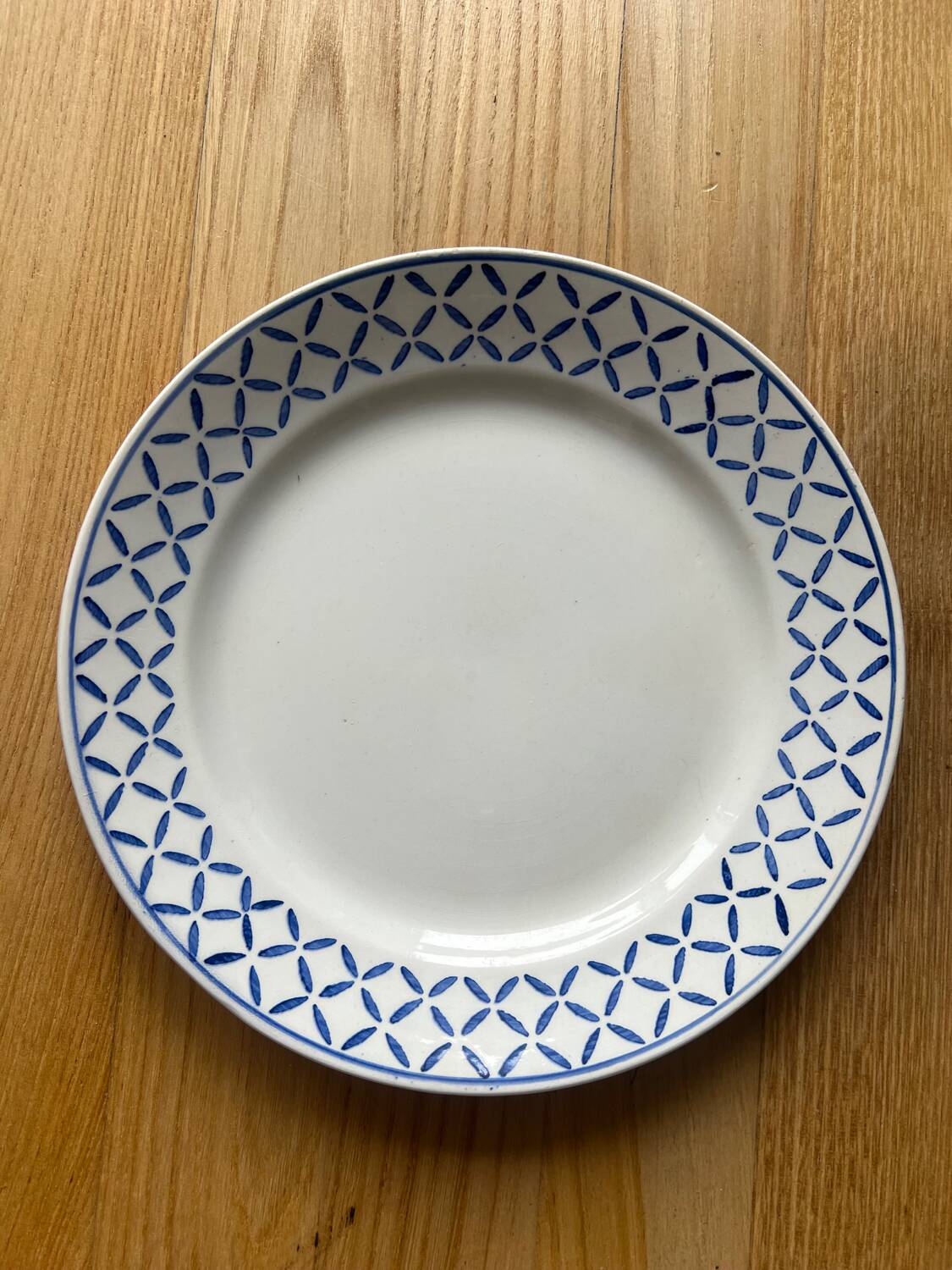 Mismatched dinner plates