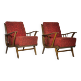 Ensemble de fauteuils cocktail français du milieu du siècle des années 1960