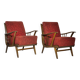 French Mid-Century Cocktail Armchair Set 1960s
