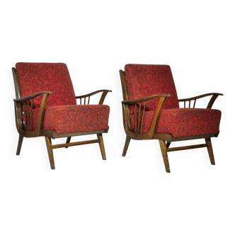 Ensemble de fauteuils cocktail français du milieu du siècle des années 1960