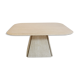 Coffee table in travertine Italian work of the 1970