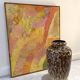 Large West Germany ceramic vase, vintage