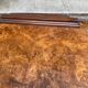 Console lady's desk in walnut burl from the early 20th century.