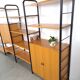 Ikea modulair wandsysteem Niklas met kasten en planken vintage