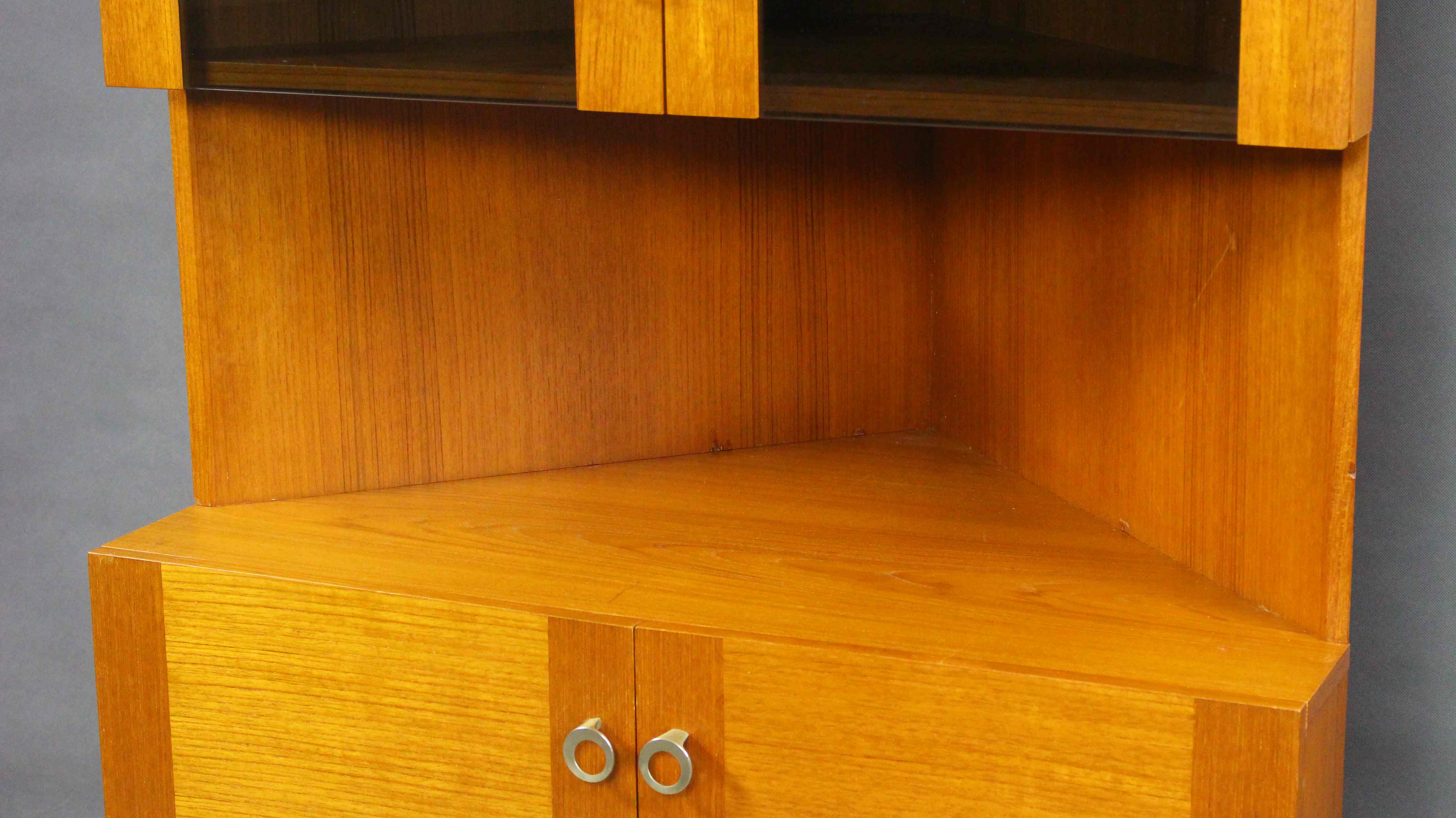 Vintage corner cabinet  in teak by P.Rimme's, 1960