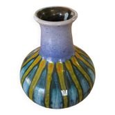 Mini vase soliflore style Vallauris vintage – 1960s polychrome