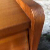 Scandinavian chest of drawers with 4 drawers and storage, circa 60's