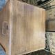 Oak notary curtain filing cabinet