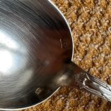 Fork and spoon set in silver metal