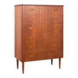 Mid-Century Danish Teak Chest of Drawers, 1960s.