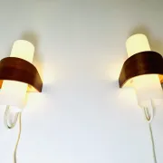 Nx40 Wall Lamps By Louis Kalff For Philips, The Netherlands, 1950S
