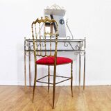 Vintage dressing table and chair Italy 1970