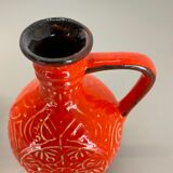 Set of 2 fat lava pottery vase made Bay Ceramics, Germany