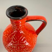 Set of 2 fat lava pottery vase made Bay Ceramics, Germany
