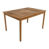 Oak “portfolio” dining room table, Sweden, 1960s