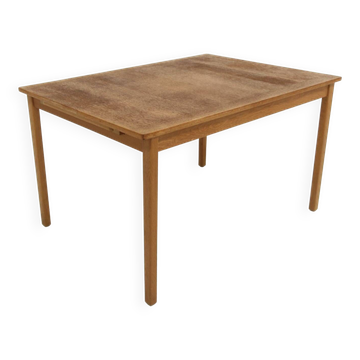Table de salle à manger "portefeuille" en chêne, Suède, 1960