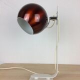 Lampe space age eyeball années 70, rouge