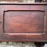 Antique mahogany wall cabinet/shelf