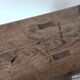 Large raw workshop bench with dowels - wabi-sabi spirit 175 cm