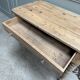 Petite console ancienne de ferme (restaurée)