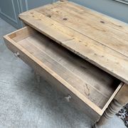 Small restored farmhouse console.