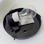 Vintage Vianne ceiling light in Opaline and Bakelite from the 60s/70s